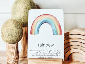 RAINBOW COLOUR CARDS