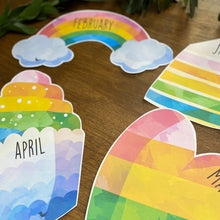 Load image into Gallery viewer, RAINBOW PARTY BIRTHDAY DISPLAY
